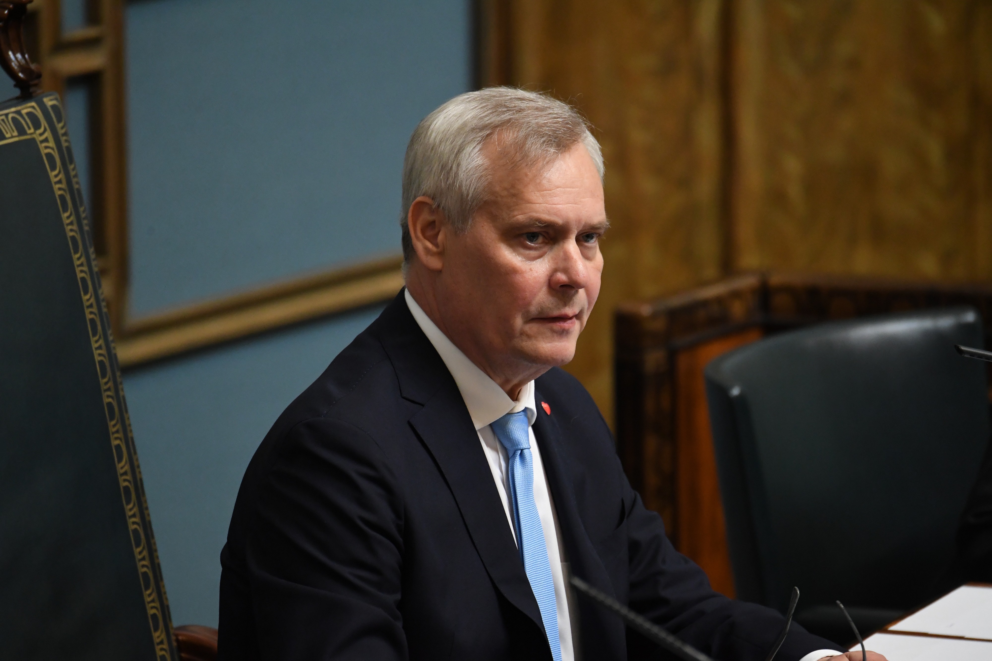 Eduskunnan täysistunto valitsi Antti Rinteen pääministeriksi.