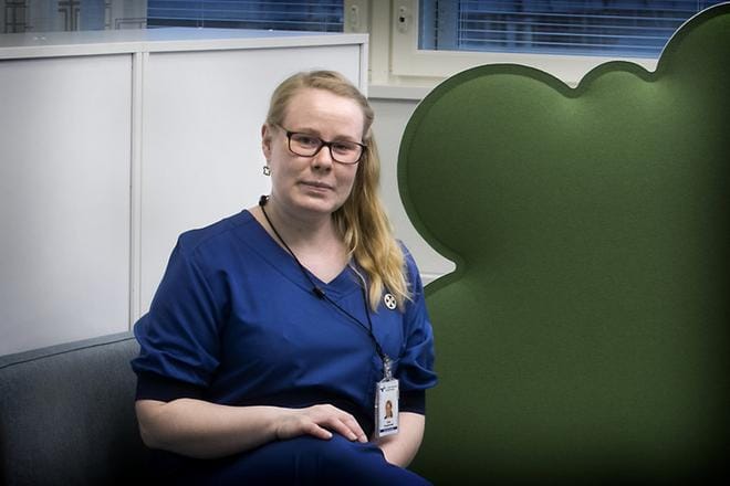 Etelä-Pohjanmaan sairaanhoitajat ry palkitsi alajärveläissyntyisen Elina Koppelomäen Vuoden 2020 alueellisena sairaanhoitajana. KUVA: JOUKO HÄNNINEN
