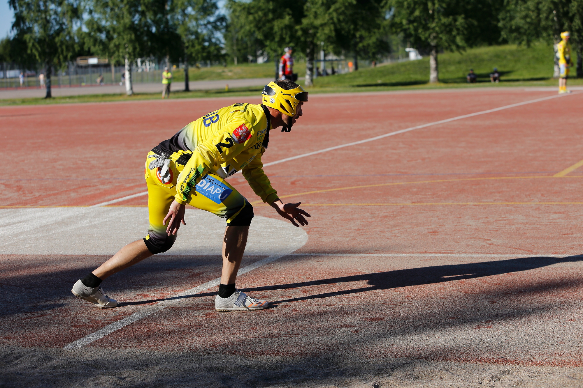 Timo Kallio näyttää, miten pikakiitäjä ottaa hyvän lähdön.