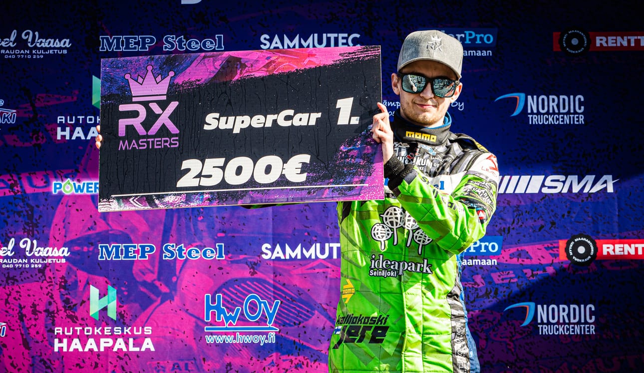AL-Härmää edustavan Jere Kalliokosken kalenteriin kuuluu tällä kaudella RX Masters -konseptin neljä kilpailua sekä kansainvälinen RallyX-kilpailu.