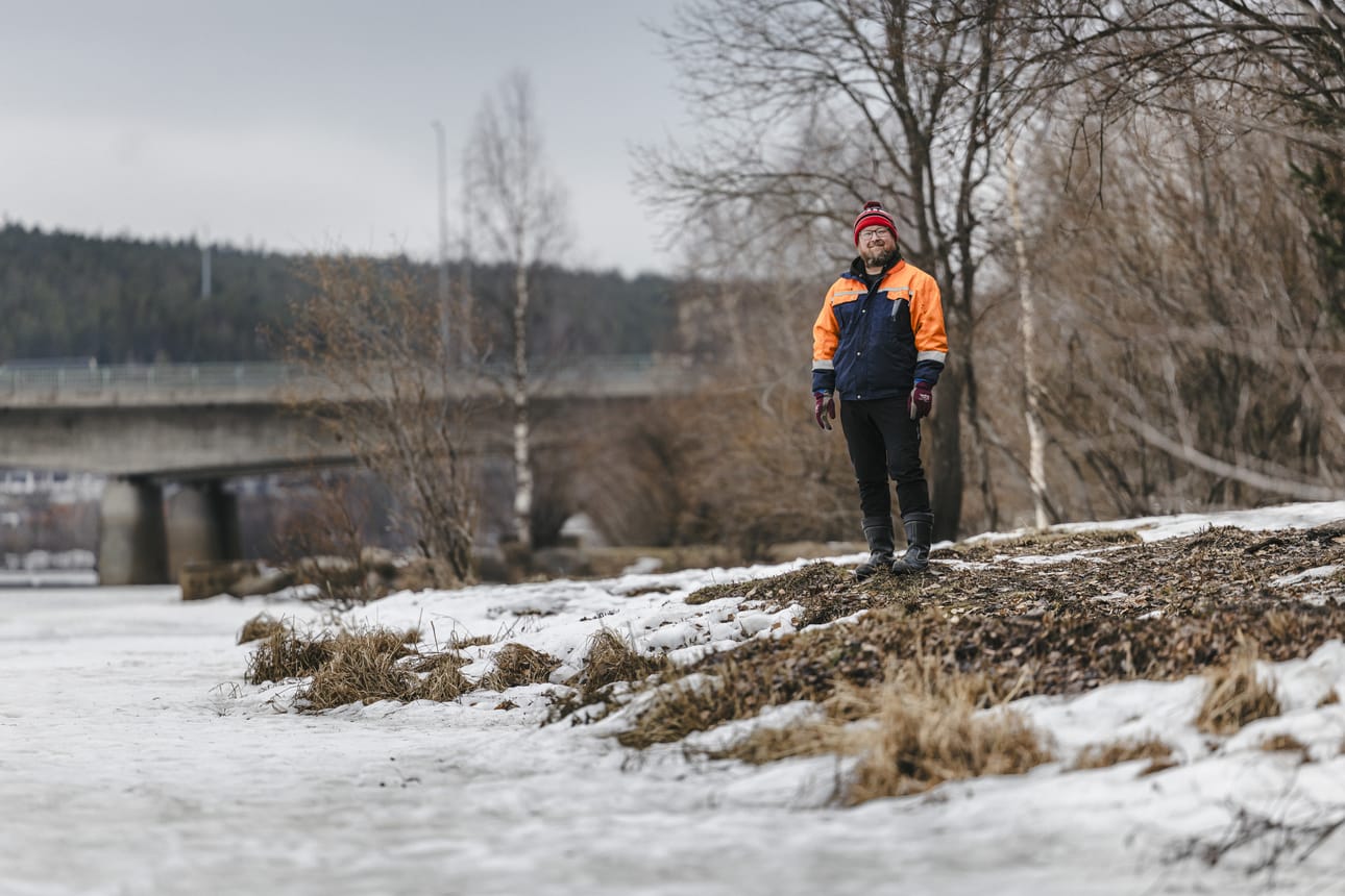 Sopiva paikka saunalla. Valiosauna ry:n puheenjohtaja Riku Alasuutari toivoo, että ensi kesäksi Rovaniemelle saadaan taas yhteisöllinen sauna. Sopivia sijainteja olisi Arktisessa puistossa muutamakin.