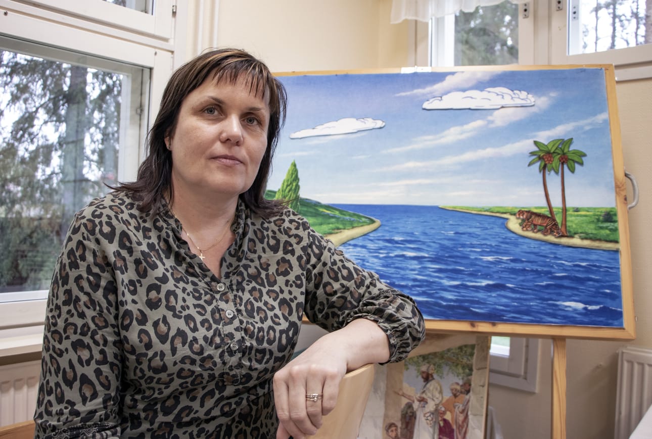 Marja Haverinen on ollut mukana Siikalatvan seurakunnan kerhotätinä jo pitkään, mutta virallisesti hän liittyi seurakunnan työntekijöihin vuosi sitten.