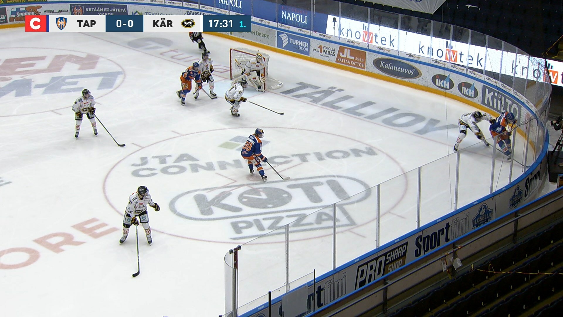 Maalikooste: Kärpät löi Tapparan Tampereella