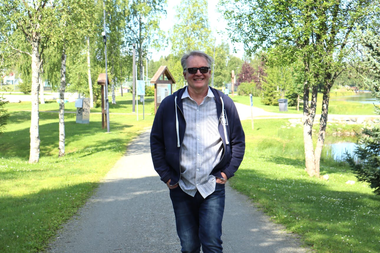 Kuusamon kesäpastori Tero Kuparinen on nauttinut Kuusamon luonnosta ja ihmisistä.