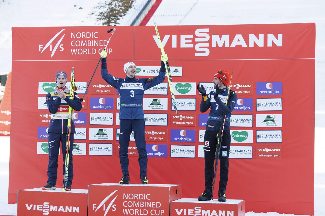 Ilkka Herola pääsi tuulettamaan uransa toista henkilökohtaista voittoa maailmancupissa.