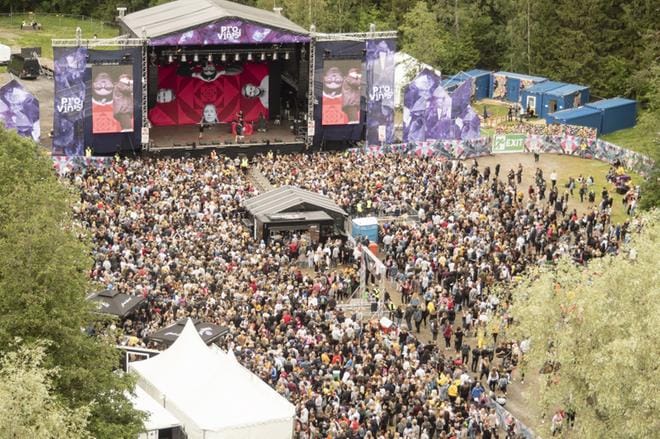 Perjantaina Provinssissa kävijöitä oli ennätykselliset 28000. Kuva Carla Åkerman