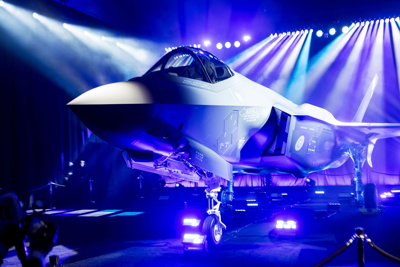 F-35 -konetta esiteltiin Yhdysvaltojen Texasissa joulukuussa.