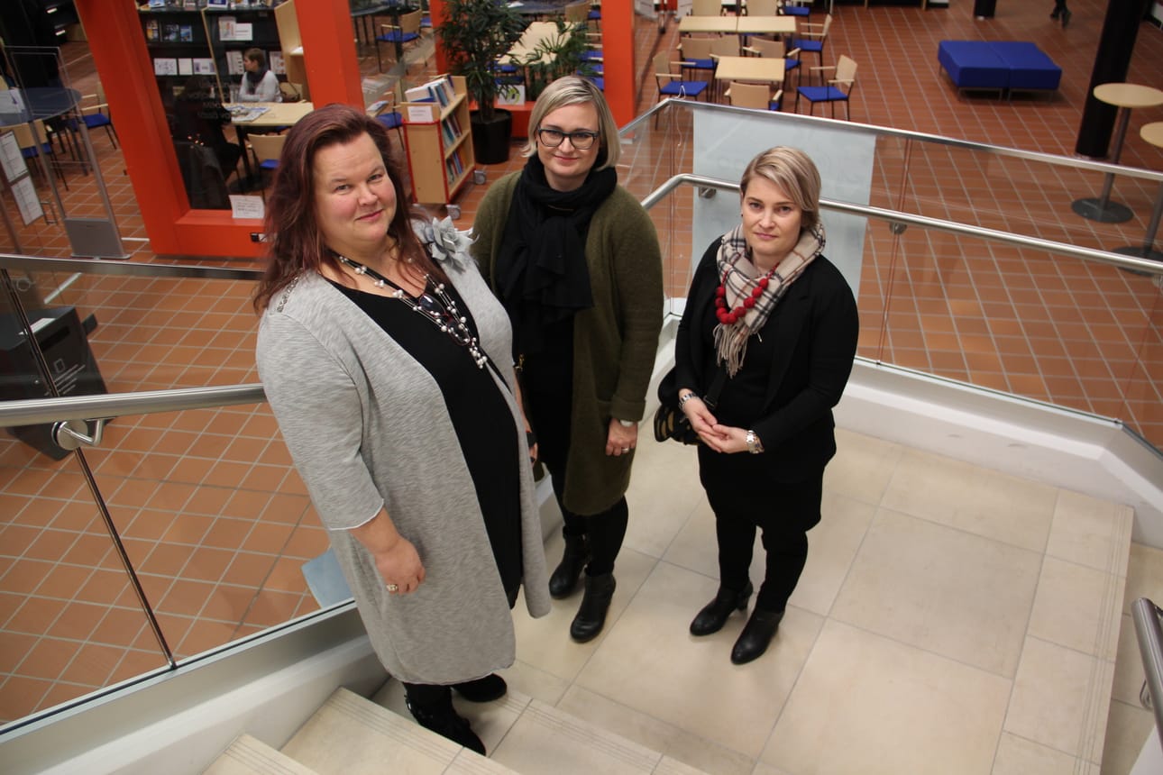 Lappian Virpi Liljan (edessä) mukaan saatu rahoitus on tärkeä, vaikka onkin anottua pienempi. Arkistokuva.