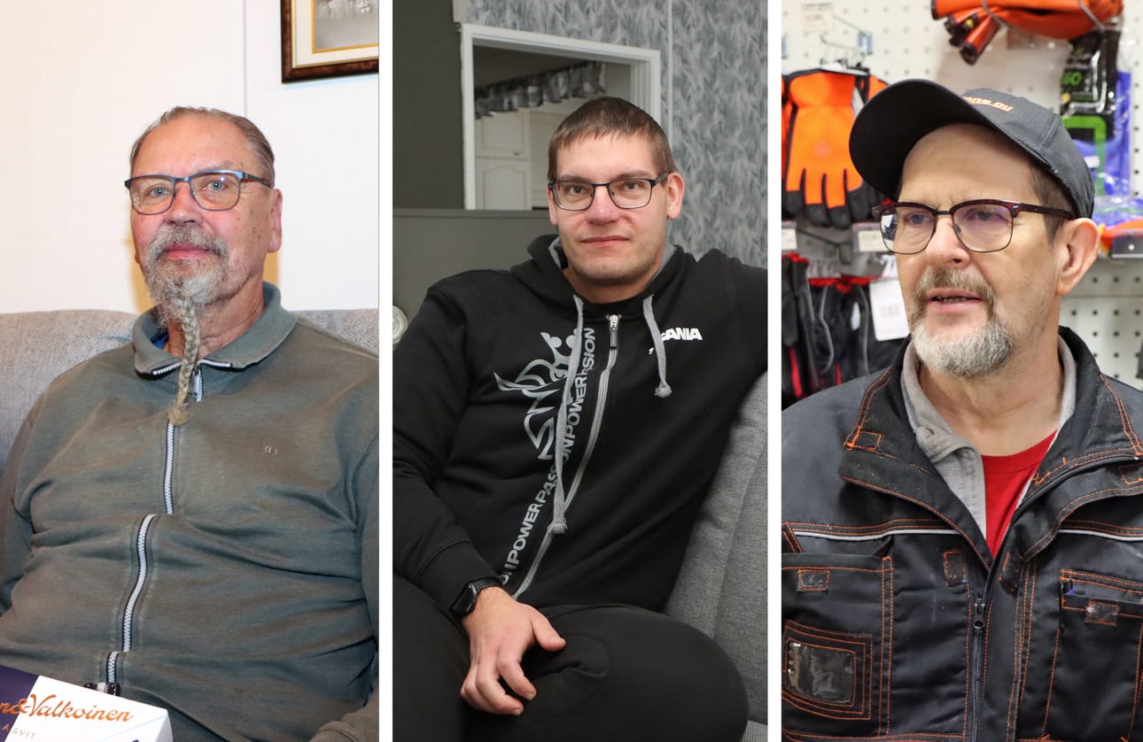Jurvan Sanomat on muistanut suklaalla lukijoiden ehdottamia miehiä vuodesta 2023 lähtien. Tuolloin ojensimme suklaata Mauri Niemelälle (oik.), sitten Ville Väyryselle ja viime vuonna Esko Hällbackalle.