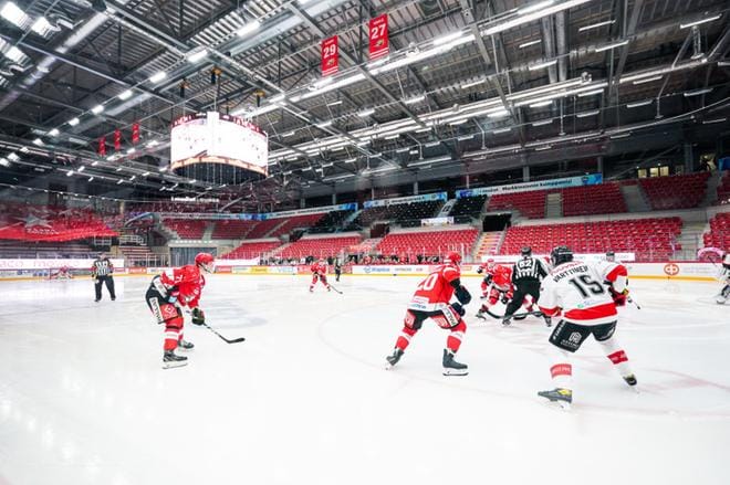Jääkiekkoliigan ottelut pelataan ilman yleisöä ainakin 9. tammikuuta saakka. KUVAT: SAMPPA TOIVONEN