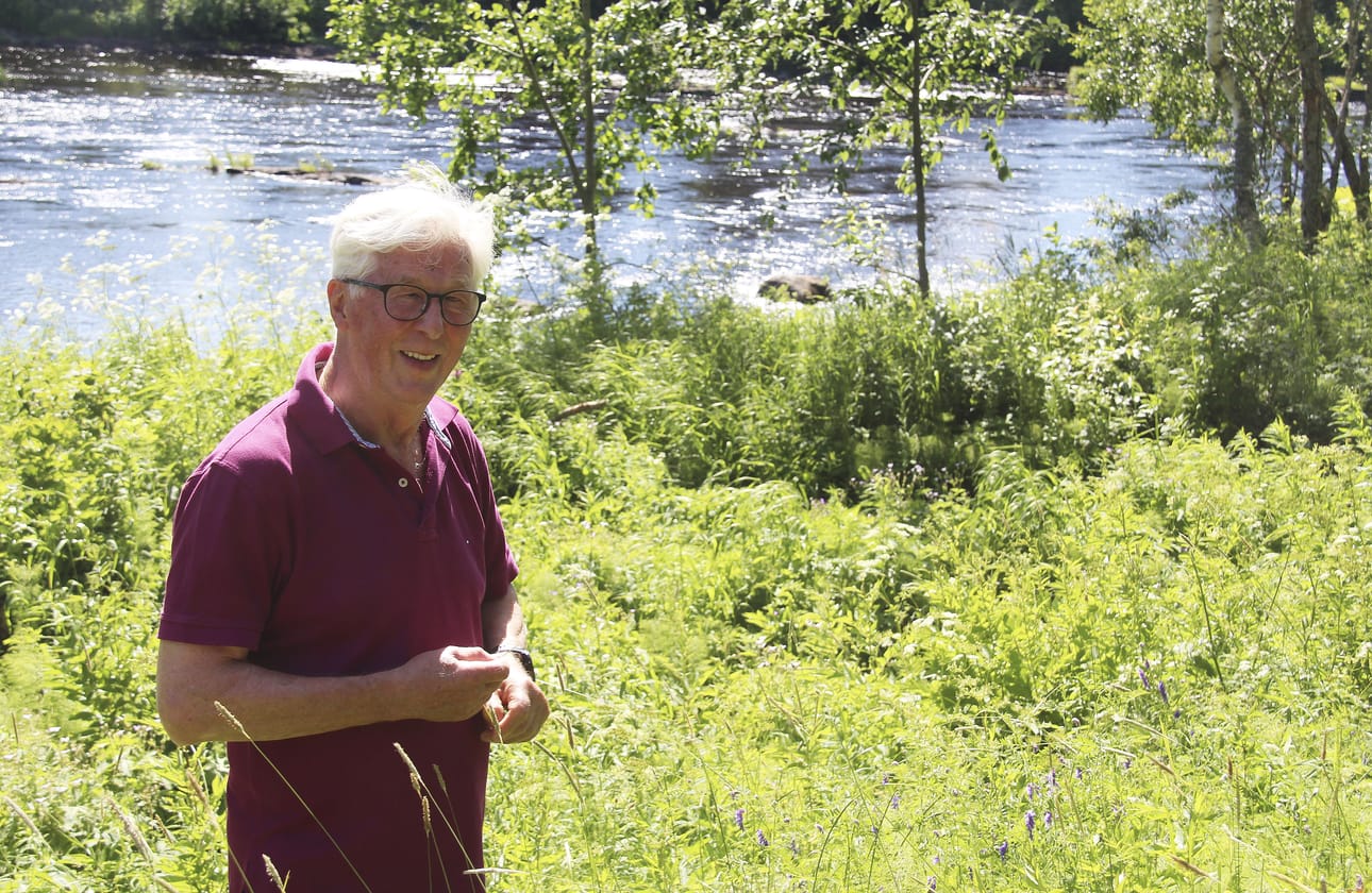 Jukka Kivioja näkee Vonganmutkassa paljon mahdollisuuksia virkistyskäyttöön.