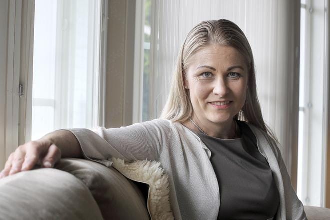 Piia Kattelus on vaalikiireiden vuoksi virkavapaalla Pohjanmaan poliisista. KUVA: HEIKKI HAKANEN