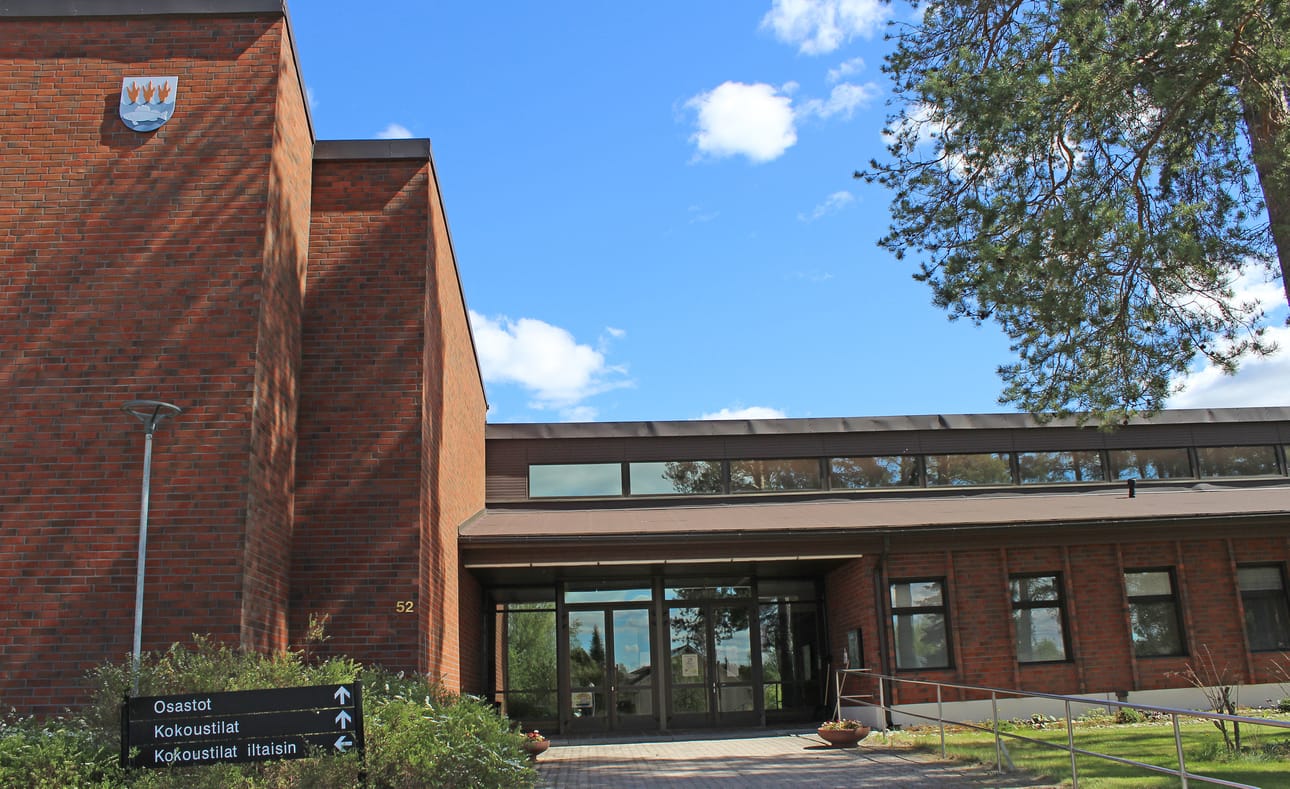 Kuortaneella kunnantalon kesäsulku alkaa ensi maanantaina. Arkistokuva.