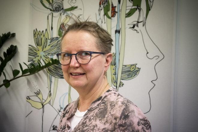 Jane Trygg-Kaipiainen (msk.) pahoittelee aiheuttamaansa kolhua Mustasaaren kunnan maineelle. Arkistokuva: Anne Laurila