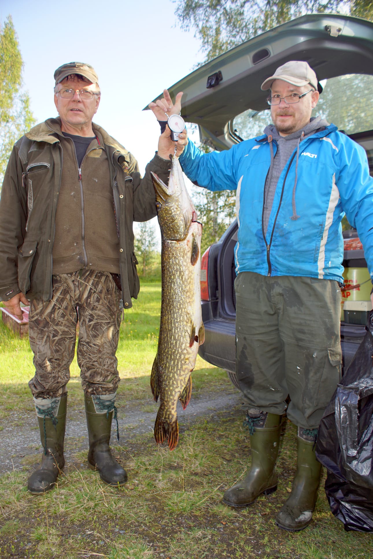 Nyt on hauella mittaa!haavima hauki oli 118 cm pitkä. Painoa oli 9,5 kiloa. Vesipeto tarttui Loton jäljitelmäuistimeen.