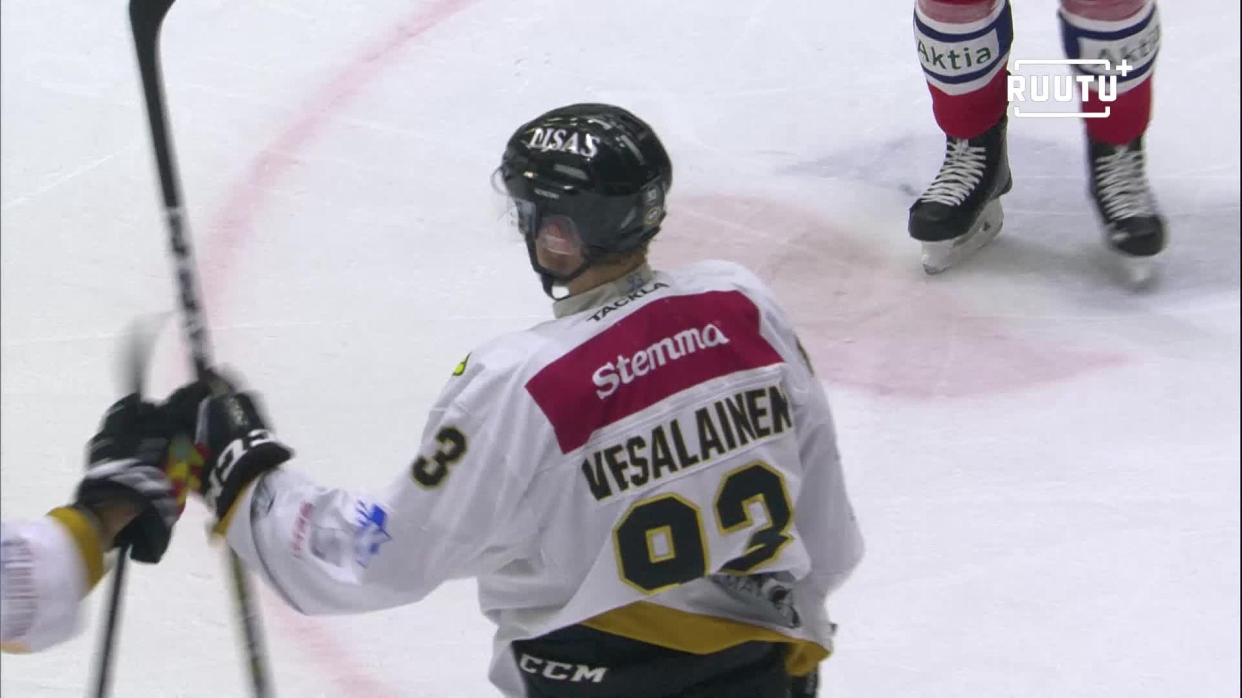 Kristian Vesalaisen kanuuna on hurjassa vireessä