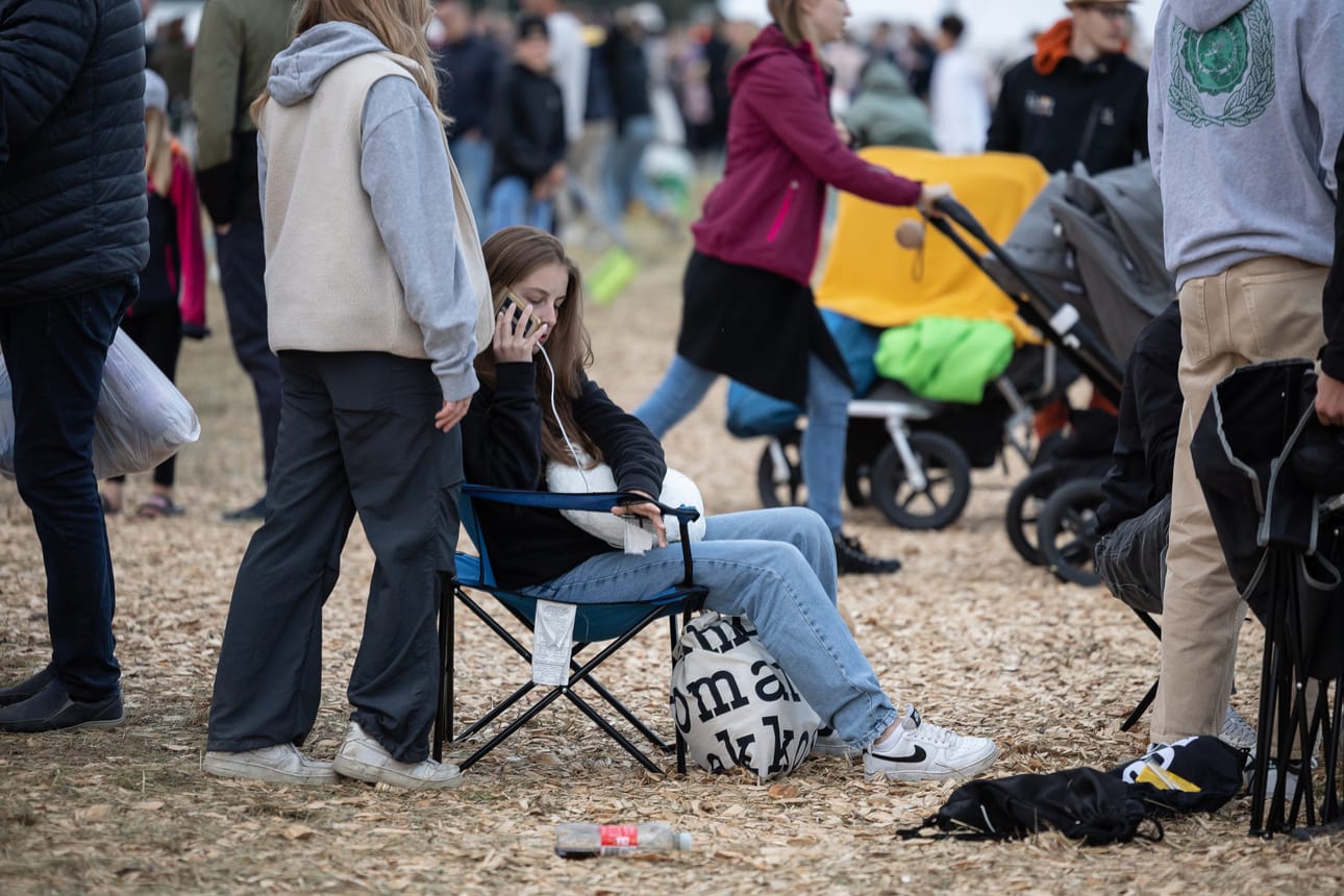 Retkituoli oli suosittu esine tapahtumassa vierailevien keskuudessa.