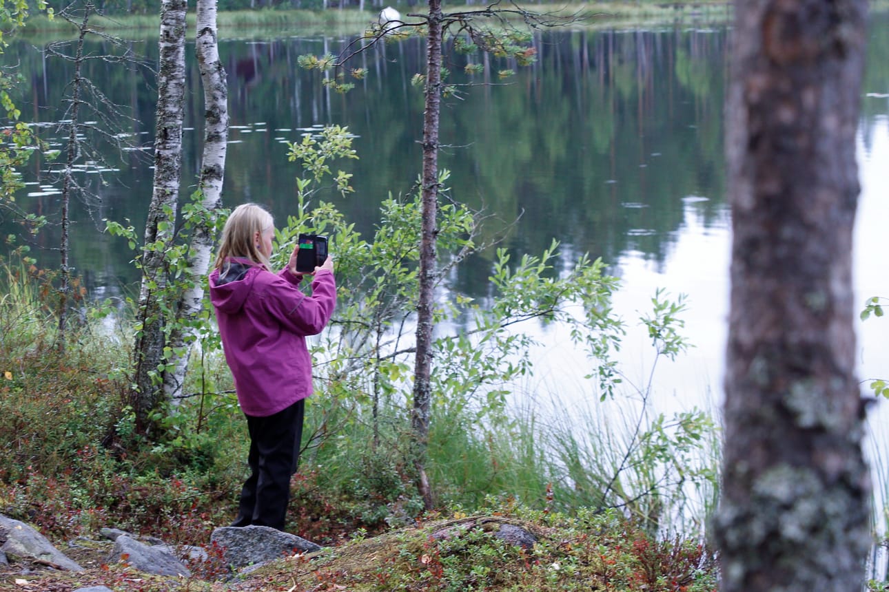 Oulaistelainen Jenni Erkkilä valokuvasi Isojärven maisemia.