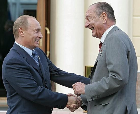 Ranskan presidentti Jacques Chirac luetaan EU:n nykyjohtajista ainoaksi Vladimir Putinin ymmärtäjäksi.