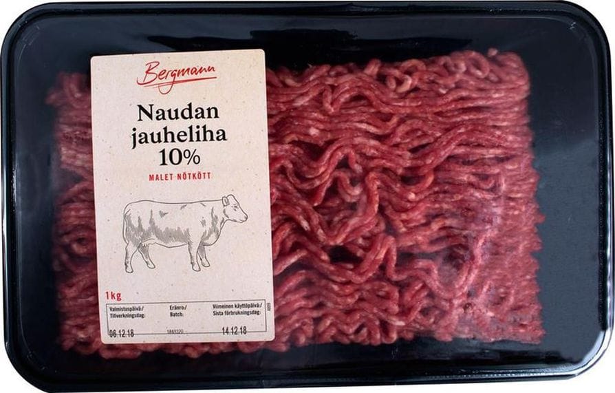 Lidl vetää Bergmann-merkkistä jauhelihaa pois myynnistä.