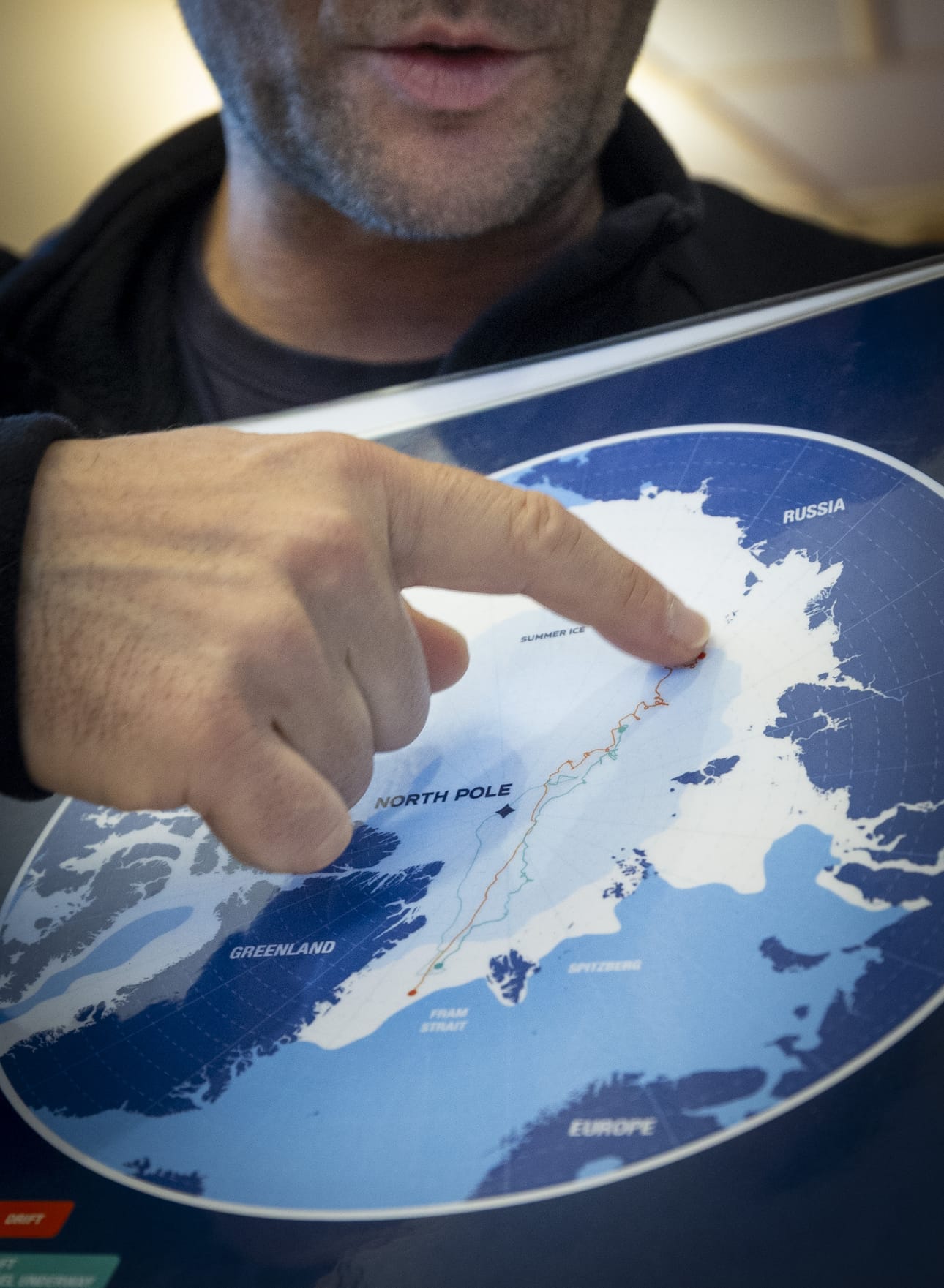 Tara Polar Station kulki kesän testimatkallaan Pohjoisnavan lävitse.