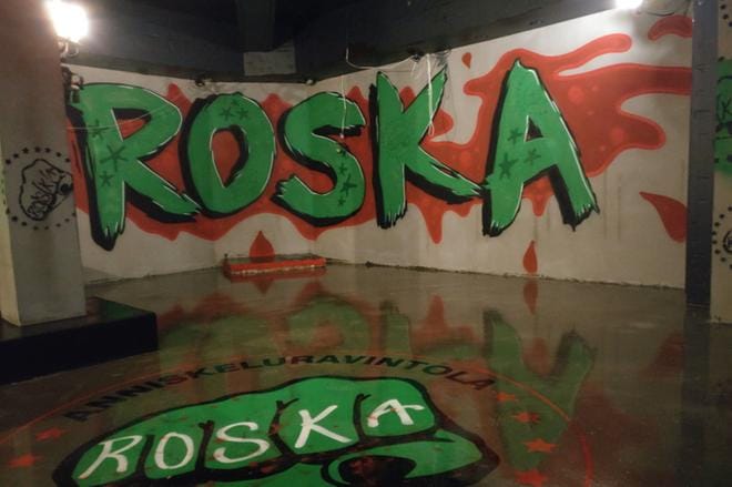 Remontti on vielä vaiheessa, mutta kuvasta saa jo käsityksen, miltä yökerho Roskan tanssilattia tulee näyttämään. KUVA: MATTI LUOMA