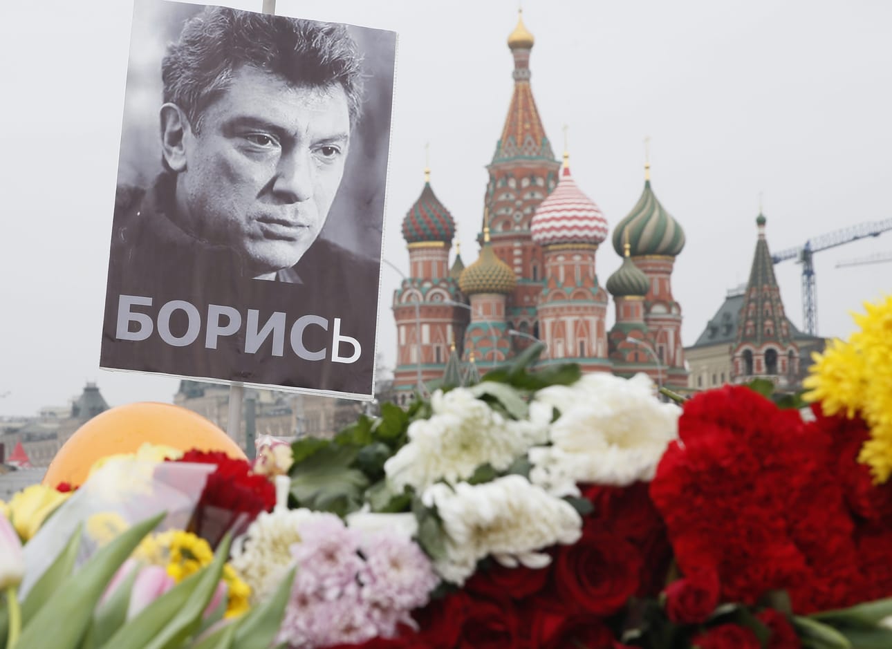 Boris Nemtsov ammuttiin Kremlin lähellä lokakuussa 2015.