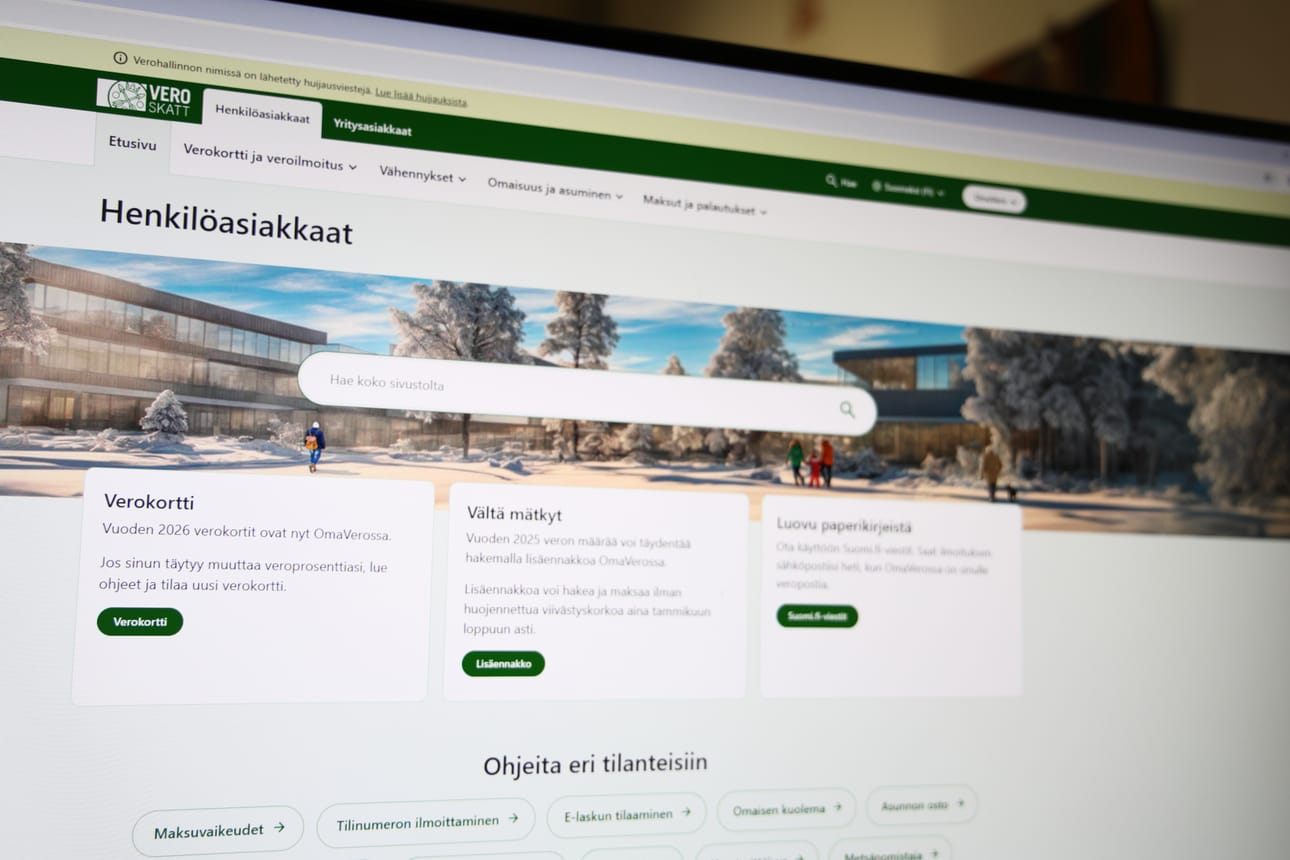 Verohallinnon kirjeet ja päätökset siirtyvät pääosin sähköisiksi.