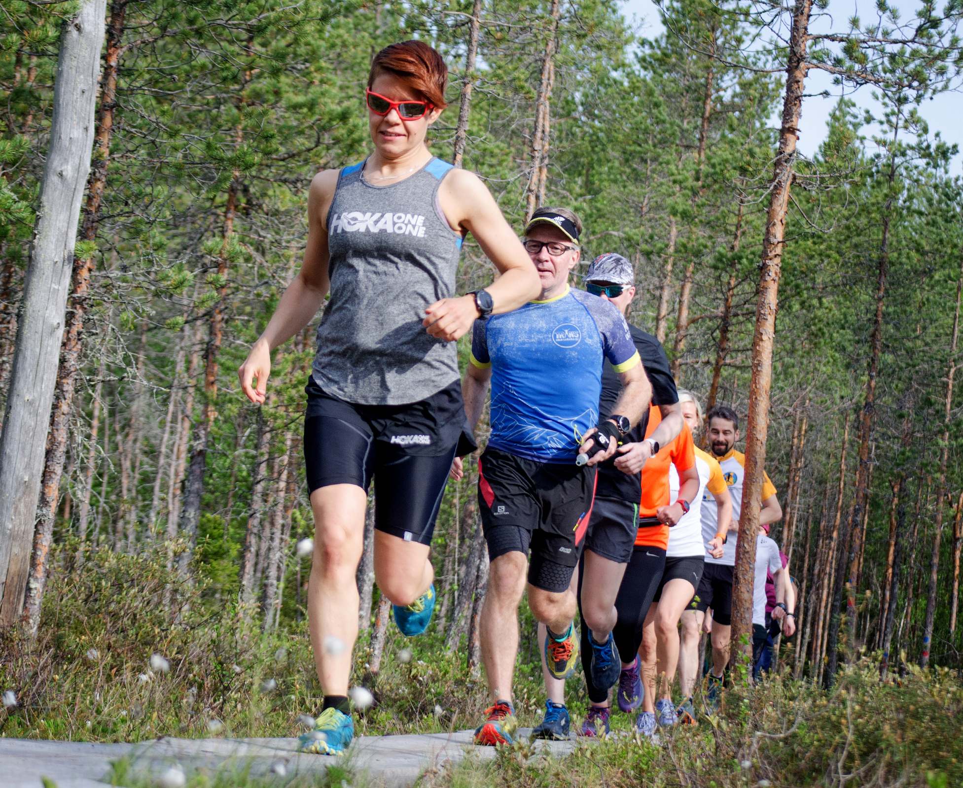 Yhteislenkit ovat polkujuoksijan juhlapäiviä.