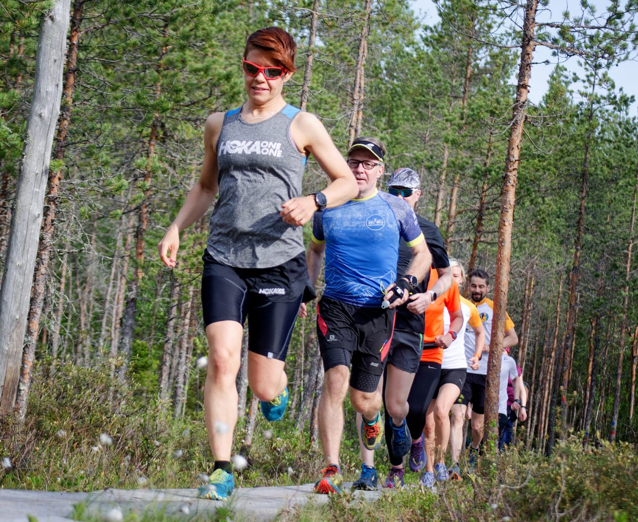 Yhteislenkit ovat polkujuoksijan juhlapäiviä.