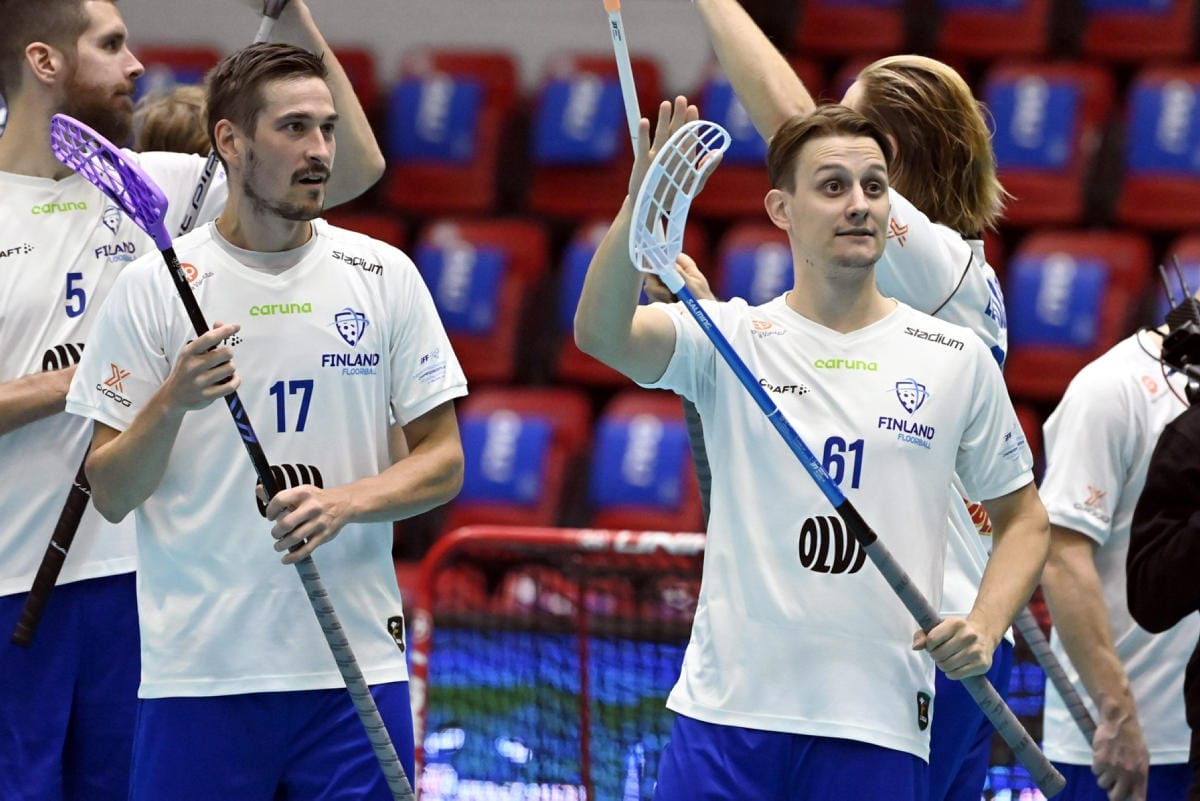 Suomi voitti turnauksessa kaikki neljä Helsingin jäähallissa pelattua peliä. LEHTIKUVA / Jussi Nukari