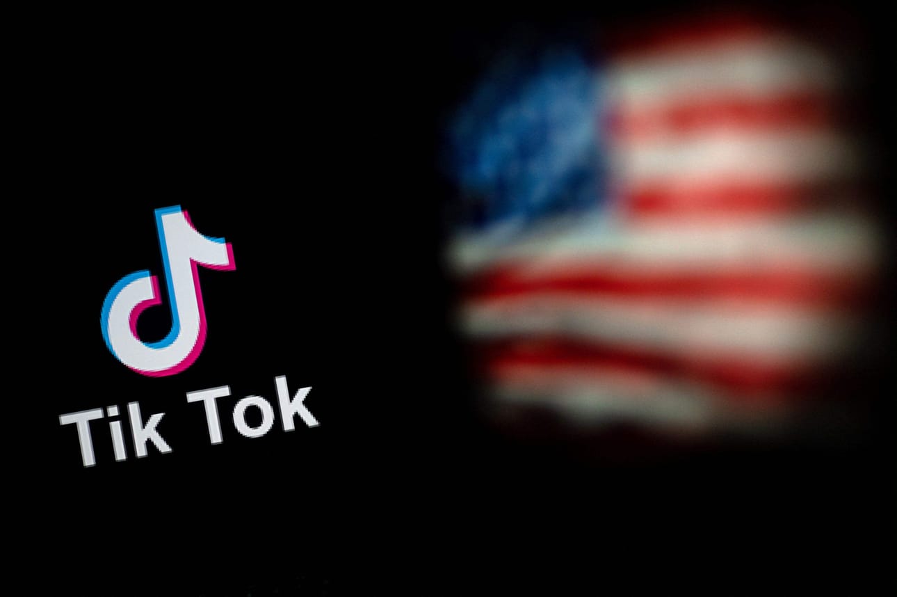 Tiktok on kiinalaisen teknologiayhtiö ByteDancen kehittämä sosiaalisen median palvelu. Tiktokin tietoturva on herättänyt huolta etenkin länsimaissa. LEHTIKUVA / AFP