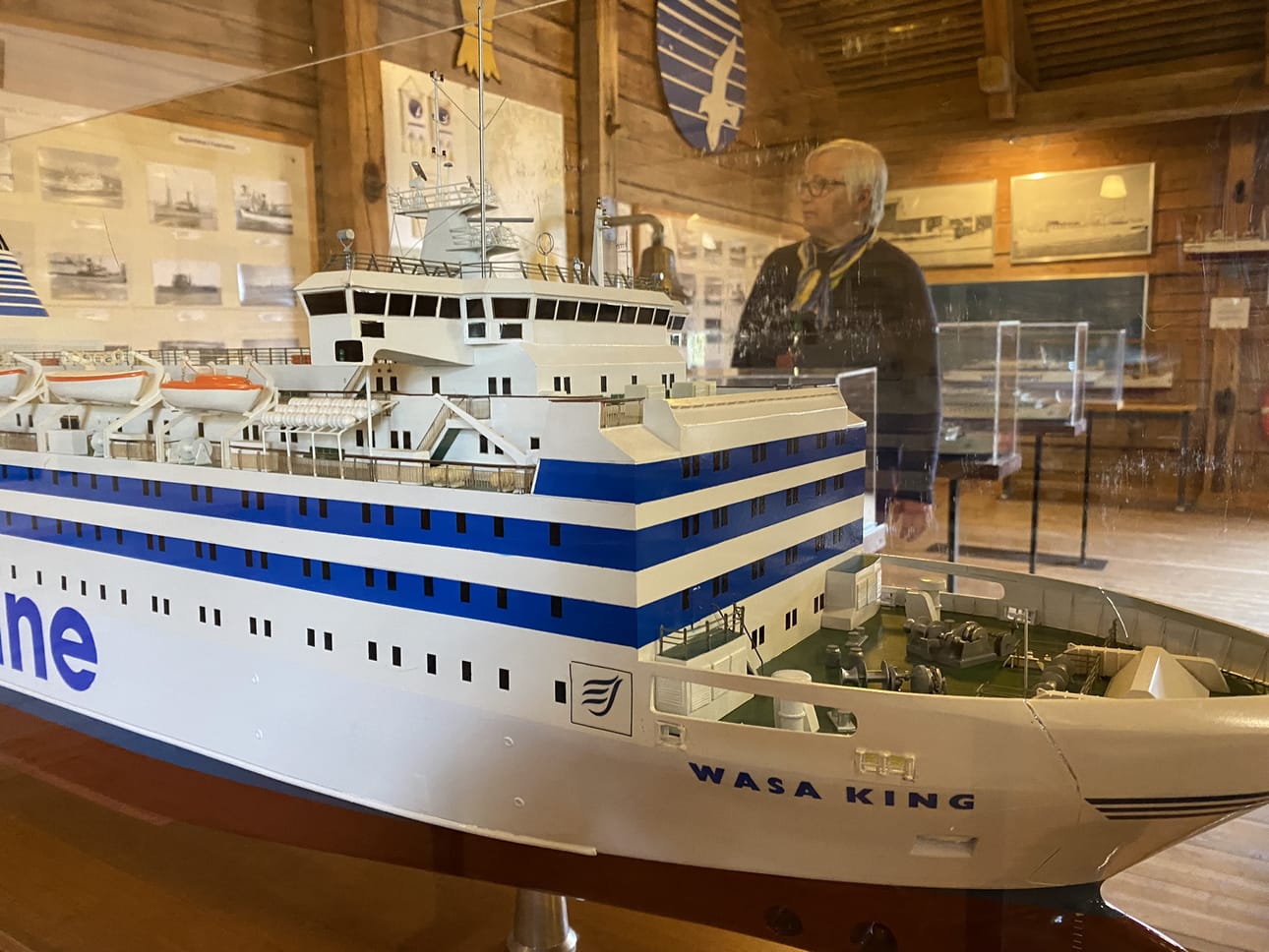 Merimuseossa on pienoismalleja Vaasan matkustaja-aluksista, kuten Wasa Kingistä, joka oli myöhemmältä nimeltään Estonia ja upposi Itämerellä vuonna 1994.