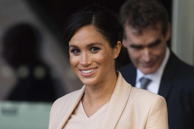 Sussexin herttuatar Meghan eli Meghan Markle oli vuoden 2018 googletuin henkilö. KUVA: Will Oliver / EPA
