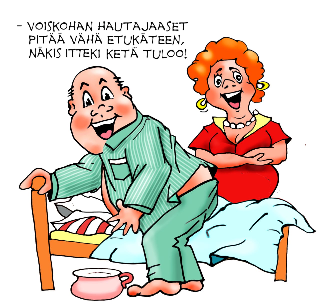 Kukapa ei haluaisi tietää, ketkä välittävät sinusta vielä kuoltuasikin.