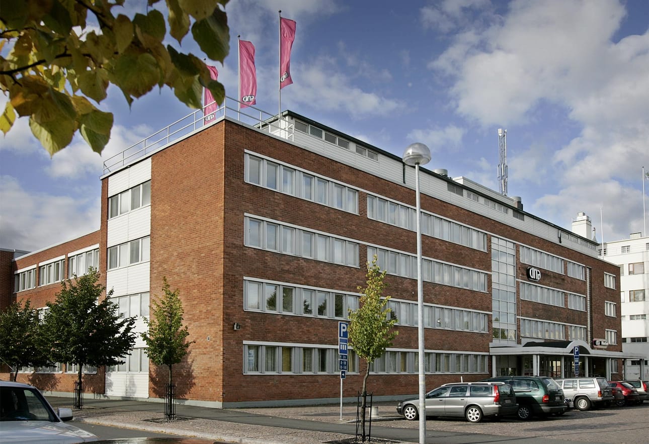 Oulun Puhelimen vanha rakennus sijaitsee osoitteessa Arkistokatu 4. Arkistokuva.