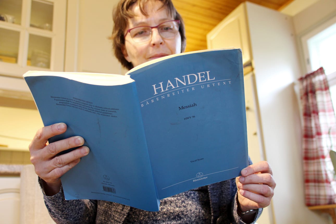 Händelin Messias-oratorion harjoittelu on Sirkku Heilalan mielestä melkein mukavampaa kuin esittäminen.