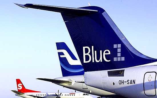 Blue 1:n matkustajakone joutui palaamaan aamulla takaisin Ouluun laskutelineen vian vuoksi.