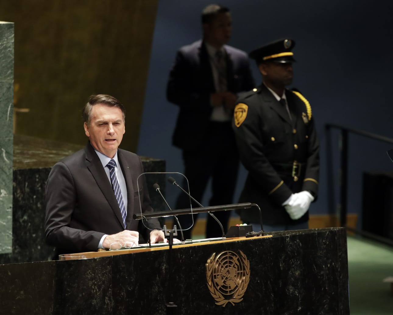 Brasilian presidentti Jair Bolsonaro käytti tiistaina YK-areenaa kansainvälisen Amazon-huolen arvosteluun.