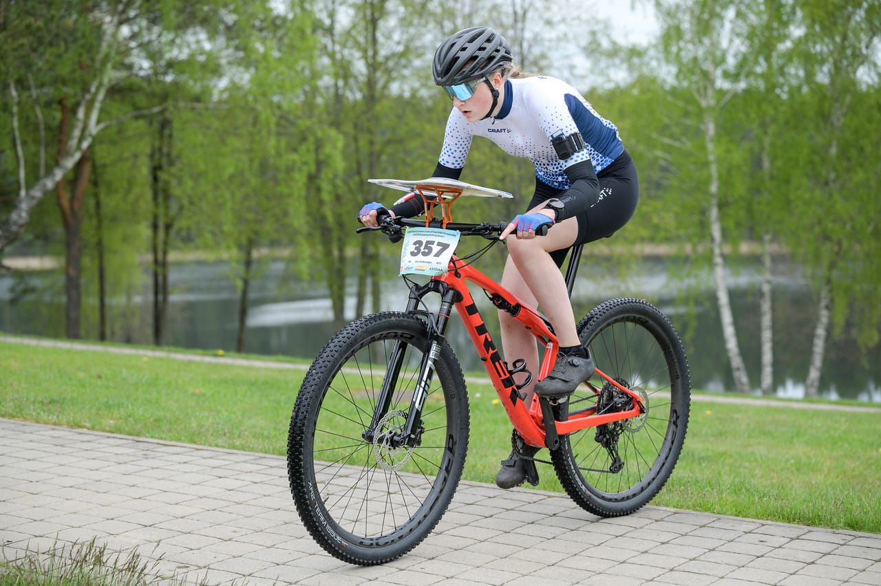 Aino Kankaanpää oli vahvassa vireessä pyöräsuunnistuksen MM-kisoissa. Arkistokuva