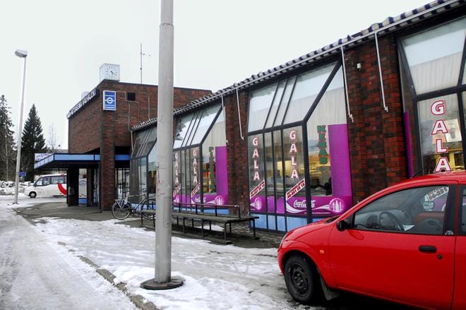Rikos sattui Kauhajoen linja-autoaseman pihalla loppukesällä 2014. Arkistokuva vuodelta 2015. Kuva: Osmo Kahari