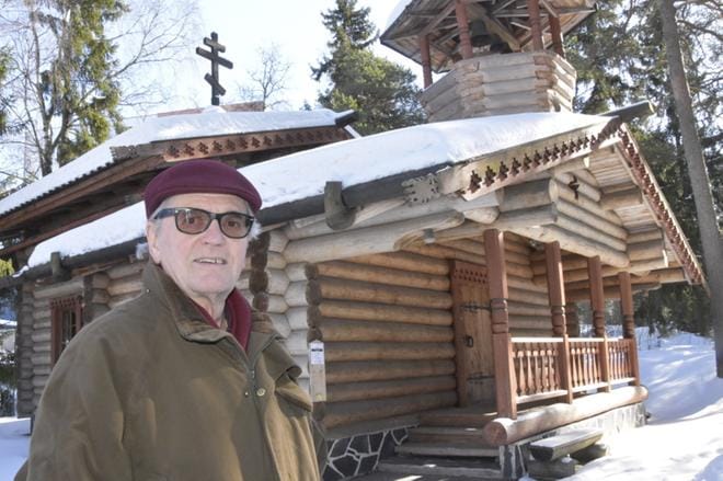Tsasounan siirtohanke tuli täytenä yllätyksenä Erik Sjöbergille ja muille pietarsaarelaisille ortodokseille. KUVAT: TAPIO LEHTINEN