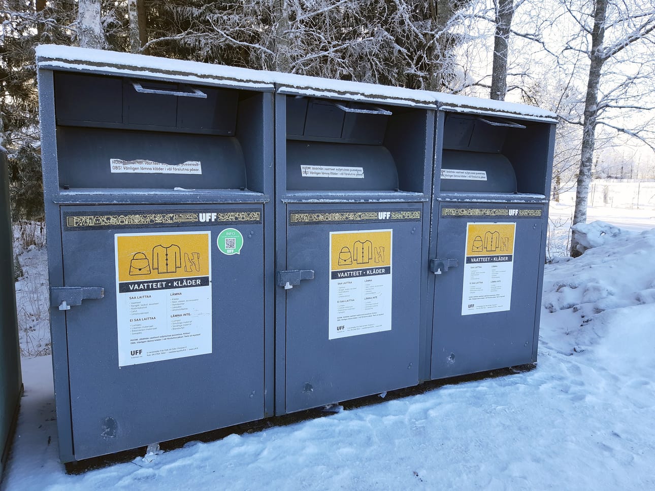 Alajärvellä UFF:n kierrätysastioihin tuotiin viime vuonna 26 000 kiloa vaatetta. Määrä on vähemmän kuin vuonna 2024.