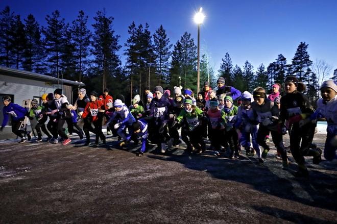 Nuorten sarjan startti. KUVAT: TOMI KOSONEN