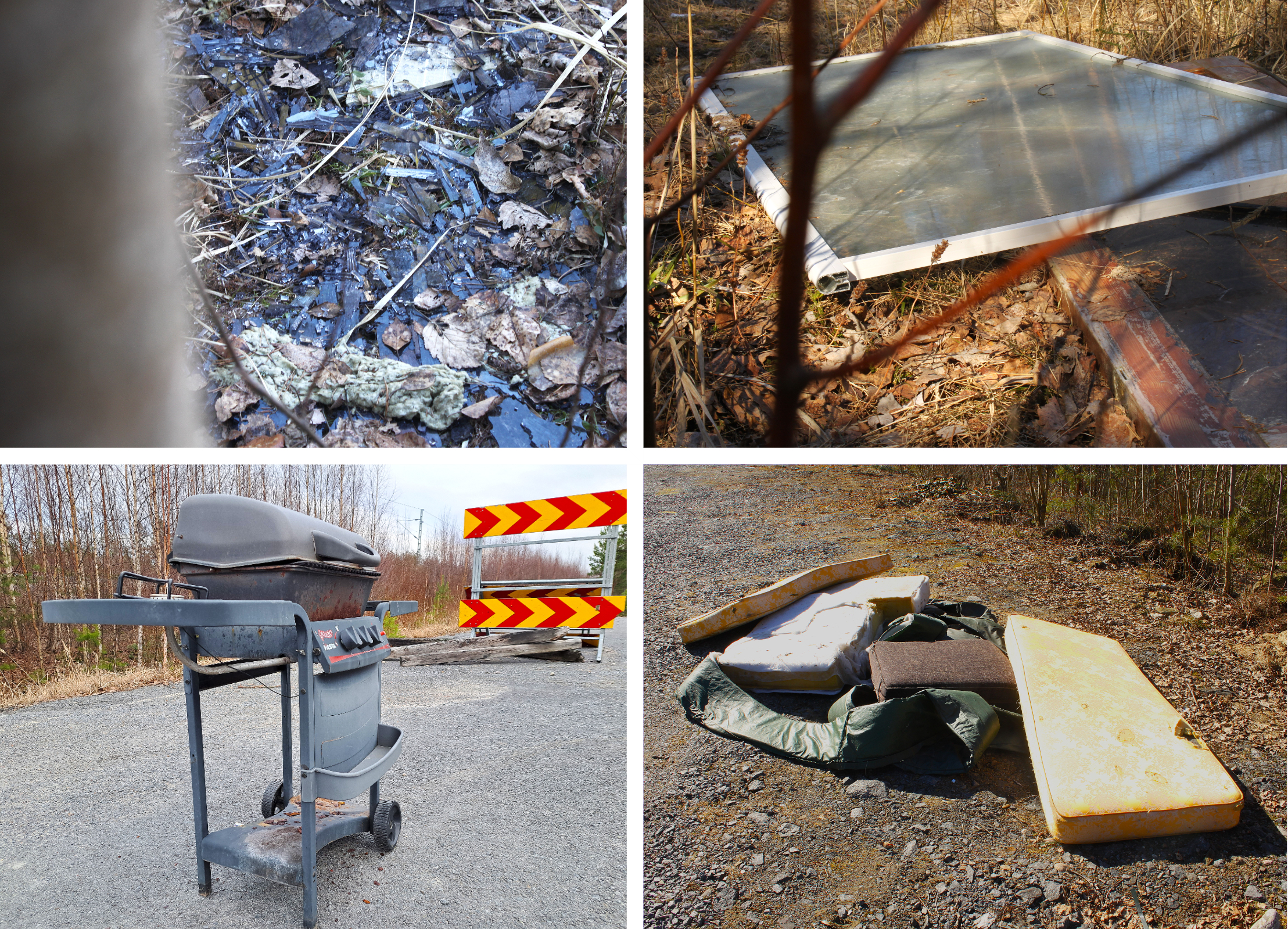 Kevään ensi kukkasia edeltävät roskat – Seinäjoen ulkoilualueiden liepeillä rehottavat laittomat kaatopaikat