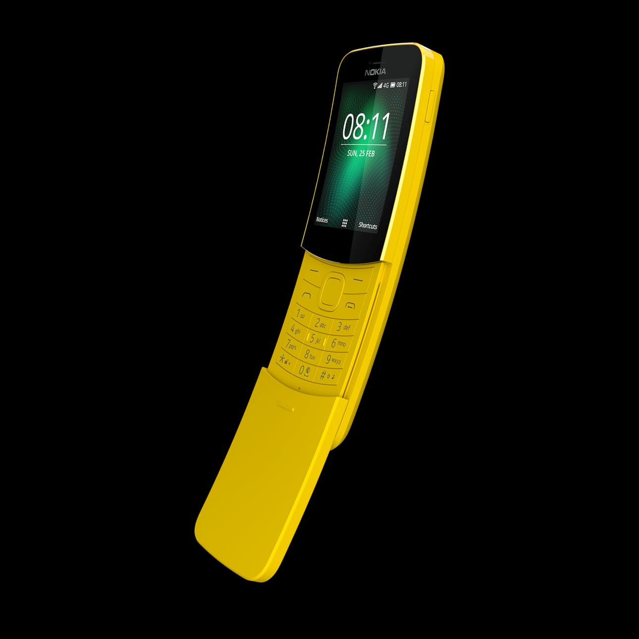 Nokia 8110 on uusi 4G-versio vuonna 1998 julkaistusta "banaanista".