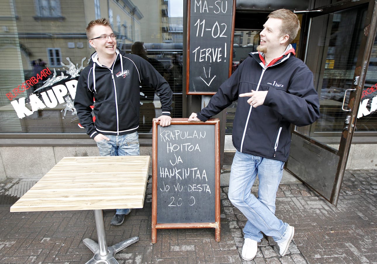 Aki Mursu ja Pekka Paurola ovat huomanneet, että persoonalliset ideat vetoavat oululaisiin.