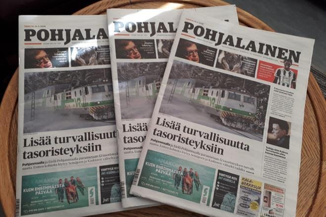 Pohjalainen on nyt siirtynyt tabloid-kokoon.