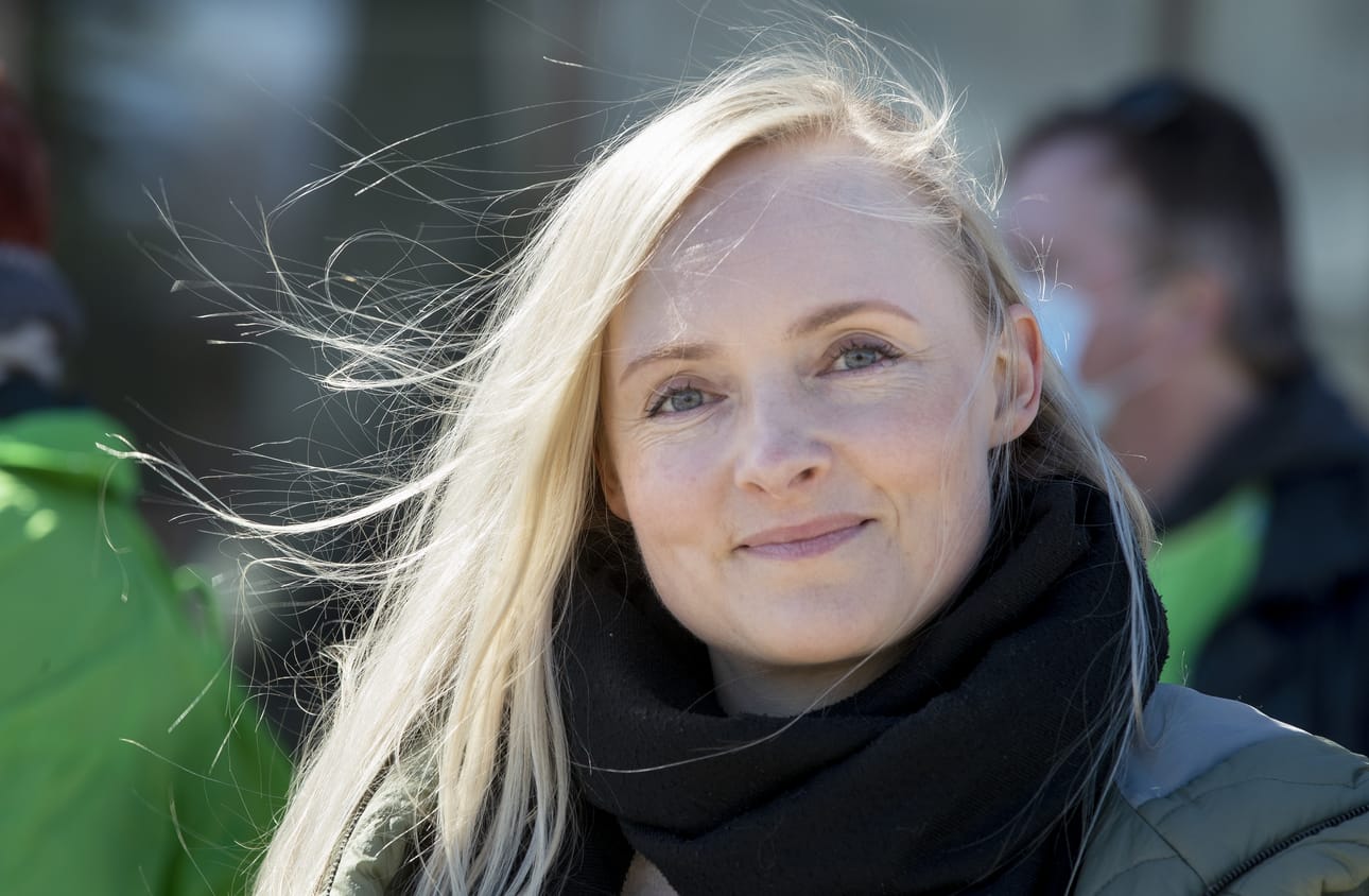 Puheenjohtaja Maria Ohisalo kertoo omista jatkoaikeistaan pääsiäisen jälkeen. Arkistokuva.