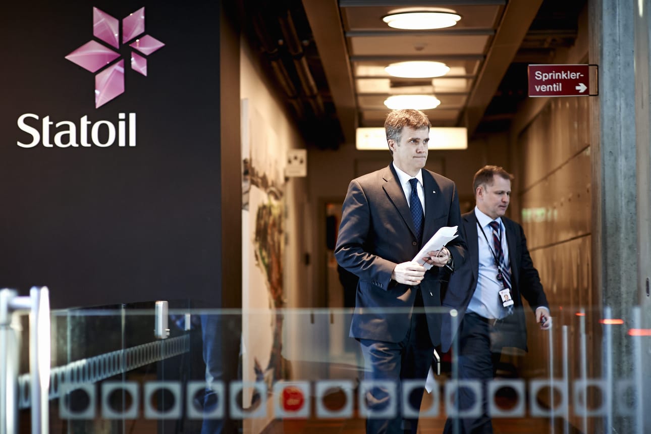 Statoilin johtaja Helge Lund (vasemmalla) kertoi tilanteen olevan sekava.